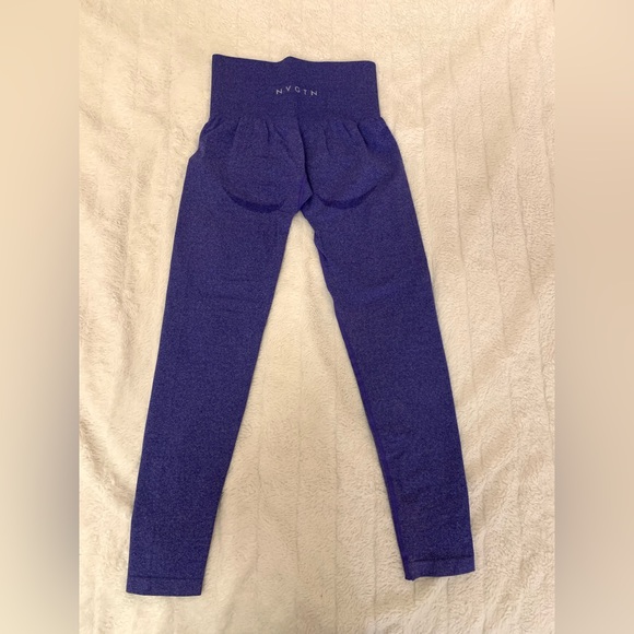 NVGTN Electric Blue Contour Seamless Leggings size XS - Picture 6 of 7